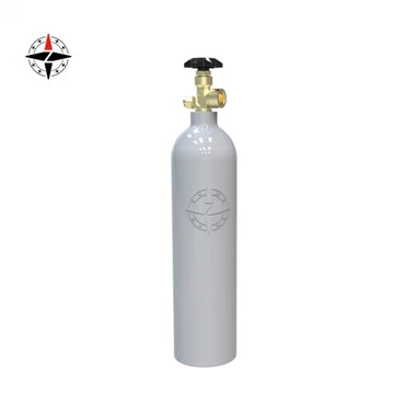 Aluminium-CO2-Gasflasche in Lebensmittelqualität