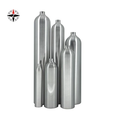 2L Aluminiumflasche, kleine CO2-Zylinder für Getränkeautomaten